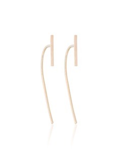 Melissa Joy Manning длинные закругленные серьги