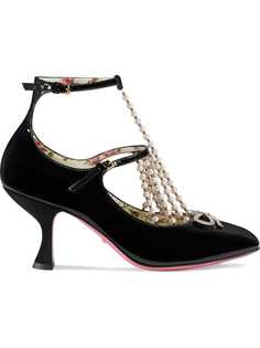 Gucci туфли-лодочки с Т-образным ремешком
