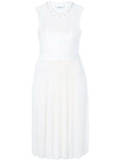 Givenchy плиссированное платье миди