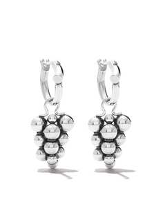 Georg Jensen серебряные серьги Moonlight Grapes