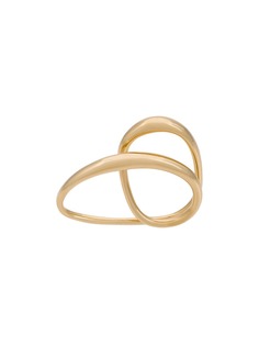 Charlotte Chesnais Позолоченное кольцо Heart на два пальца