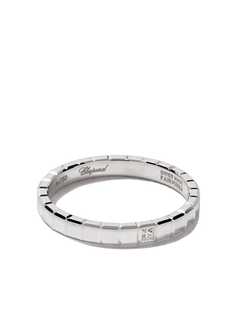 Chopard кольцо Ice Cube Pure из белого золота с бриллиантом
