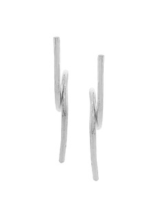 Wouters & Hendrix серьги Technofossils Wind с петлей