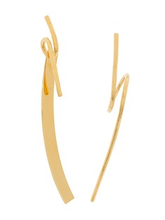 Wouters & Hendrix серьги Technofossils асимметричного дизайна