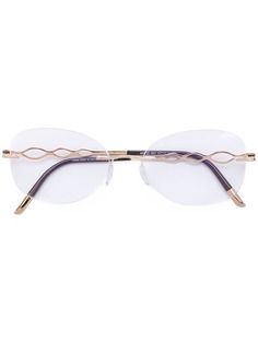 Silhouette очки с волнистыми дужками
