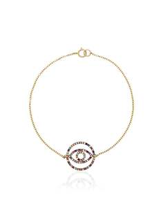 Ileana Makri Rainbow diamond circle eye bracelet