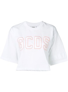 Gcds укороченная футболка с логотипом