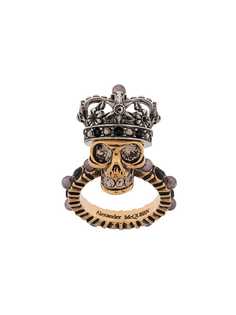 Alexander McQueen кольцо King Skull