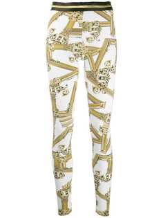 Versace Jeans легинсы с принтом