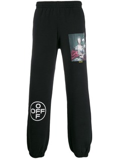 Off-White спортивные брюки с графичным принтом