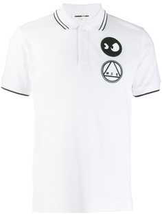 McQ Alexander McQueen рубашка-поло с нашивкой-логотипом