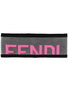 Fendi повязка на голову с логотипом