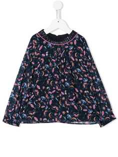 Chloé Kids блузка с принтом