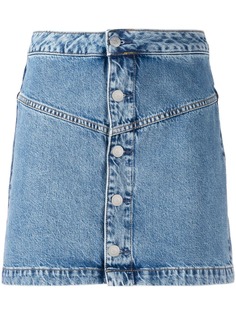 Calvin Klein Jeans юбка мини на пуговицах