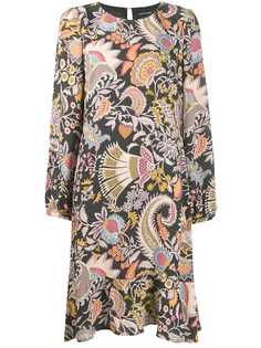 Luisa Cerano платье миди с цветочным принтом