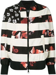 Neil Barrett куртка-бомбер в полоску