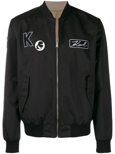 Karl Lagerfeld двусторонняя куртка-бомбер