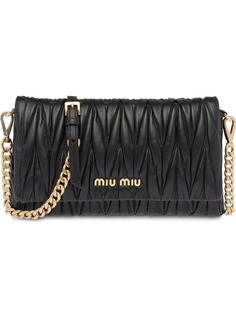Miu Miu стеганый мини-клатч
