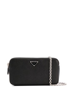Prada сумка на плечо из сафьяновой кожи
