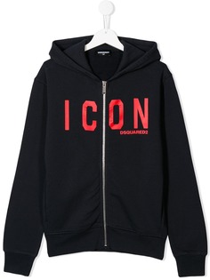 Dsquared2 Kids куртка с капюшоном и логотипом