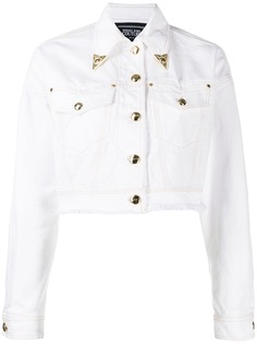 Versace Jeans Couture укороченная джинсовая куртка
