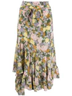 Rokh юбка асимметричного кроя с цветочным принтом