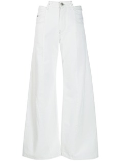 Maison Margiela широкие джинсы в технике Décortiqué