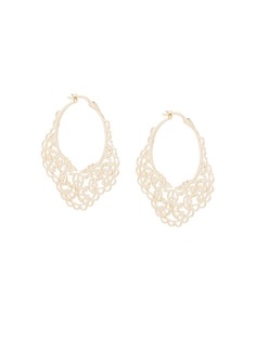 Karen Walker круглые серьги ажурного дизайна