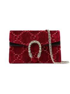 Gucci бархатная мини-сумка Dionysus GG