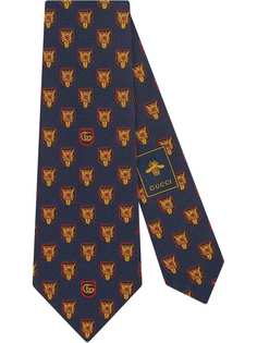 Gucci галстук с принтом