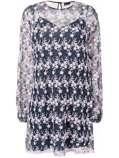 Ermanno Ermanno полупрозрачное кружевное платье