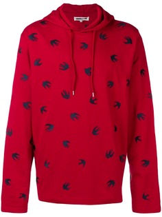 McQ Alexander McQueen худи с ласточками
