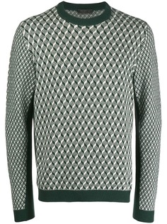 Prada джемпер с геометричным узором