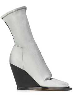 Rick Owens ботильоны-носки с открытым носом