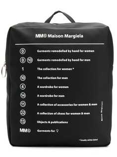 Mm6 Maison Margiela рюкзак с графичным принтом