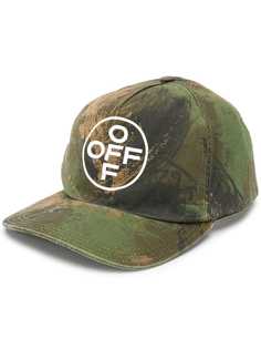 Off-White кепка с камуфляжным принтом