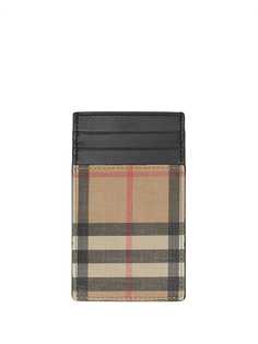 Burberry картхолдер в клетку Vintage Check