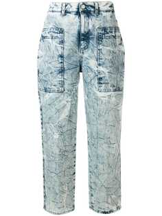 Stella McCartney джинсы прямого кроя с мятым эффектом
