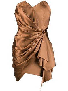 Alexandre Vauthier платье мини с драпировкой