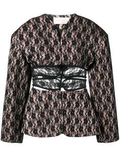 Christopher Kane куртка с кружевом