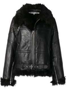 McQ Alexander McQueen куртка из овчины на молнии