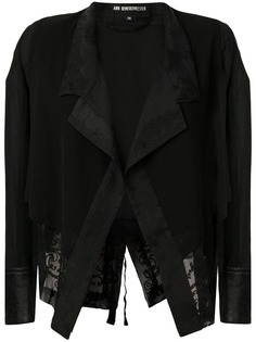 Ann Demeulemeester жакет с кружевными вставками