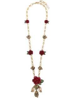 Dolce & Gabbana колье с цветочным декором