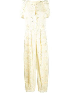 Alberta Ferretti комбинезон с английской вышивкой