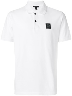 Belstaff рубашка-поло с заплаткой с логотипом