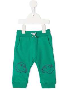 Kenzo Kids спортивные брюки с вышитым логотипом