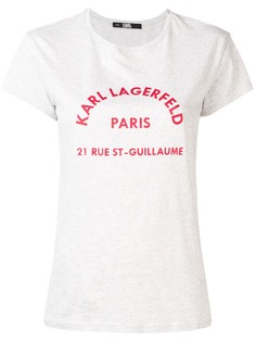 Karl Lagerfeld футболка с логотипом
