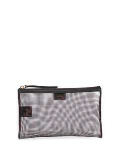 Fendi сетчатый клатч с узором FF