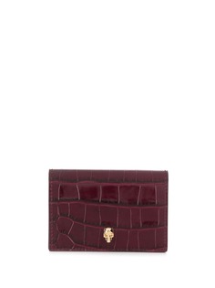 Alexander McQueen классический картхолдер с декором Skull