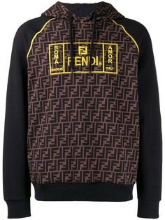 Fendi худи с логотипом Fendi Roma